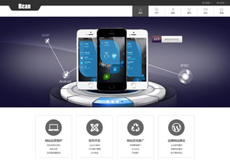 HTML5高端黑色織夢網(wǎng)絡(luò)公司網(wǎng)站