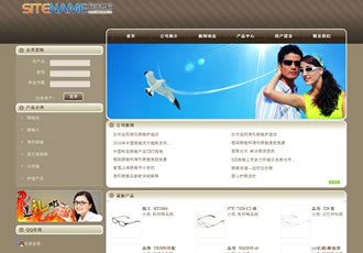 手表眼鏡電子設備機構(gòu)產(chǎn)品建站模板