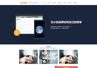 響應(yīng)式微信科技類網(wǎng)站模板 html5響應(yīng)式IT科技類織